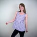 SALE - Handmade Paisley Print Babydoll Top - Fall Autumn