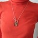 Smokey Quartz and Crab Claw Necklace