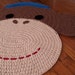 CROCHET SOCK MONKEY RUG