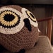CROCHET OWL PILLOW