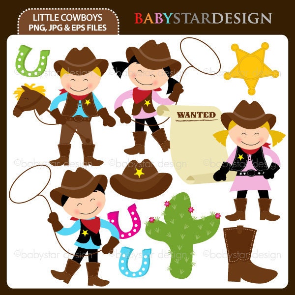 free baby cowboy clipart - photo #47