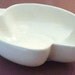 Hull Oven Proof USA Pepper Shaped Open Vegetable Bowl Ivory Matte Glaze
