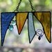 Stained Glass Art Suncatcher Valance