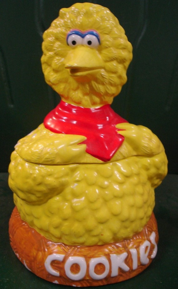 Big Bird cookie jar vintage Sesame Street