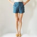 Vintage Sportif Boat Shorts Blue Size Small 1980s