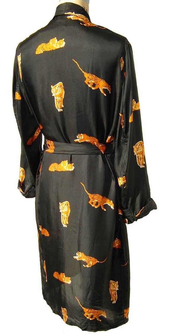 silk tiger robe