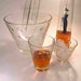 glass, barware, dotted glass, ice bucket, highball glasses, retro, Mad Men, for him, gifts, manly, restaurant, pub, bar