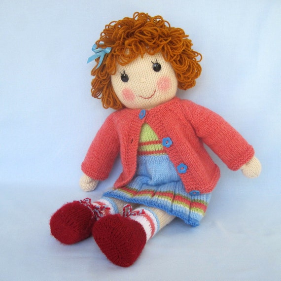 Belinda Jane doll knitting pattern Pdf INSTANT DOWNLOAD