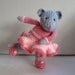 Darcy the Dancing Mouse - knitted toy doll - INSTANT DOWNLOAD - PDF email knitting pattern - ePattern