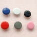 100 sets, Mixed Colors (6 colors) Capped Prong Snap Button Set 2, Size 16L (10mm)