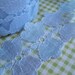 2 1/2 Yards of Vintage Very Pale Purplish Ice Blue Lace Sewing or Crafting Trim