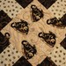 Quilted Table Runner Elegant Coffee Cups