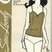 Vintage 1970 Sweetheart Neckline Camisole...Sew Lovely CA 400...Bust 32 to 40 UNCUT