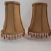 Lampshades - Silk Shantung - Amber Beaded Trim