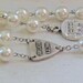 Vintage Sterling Silver and Pearl Rosary with Beautiful Cultured Pearls