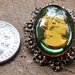 PRICE REDUCED Vintage Antique Beautiful German Made Porcelain in Acrylic Cameo, SUPER Light Play
