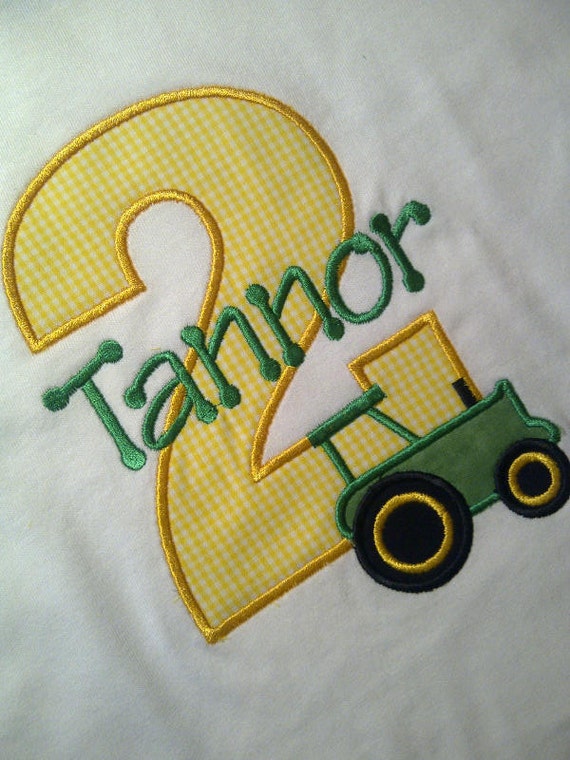 john deere first birthday shirt