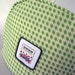 Tea Cosy/Cozy / Houndstooth Spring Green w/ Cross Stitch Inset