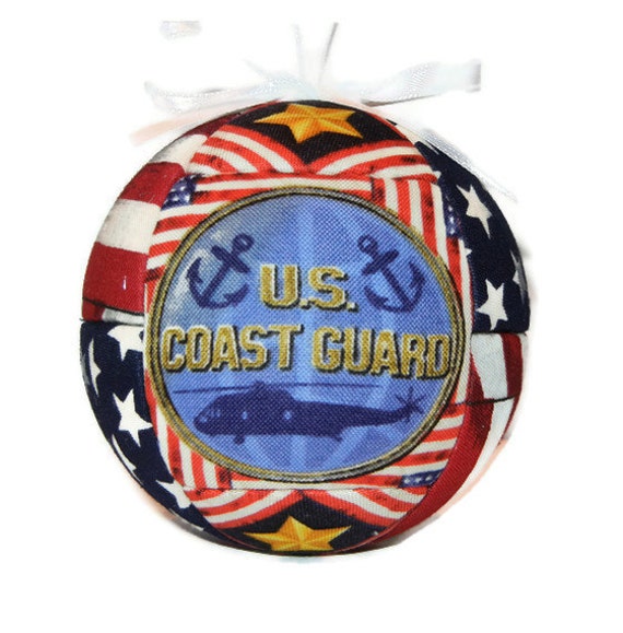 coast guard patriotic christmas ornament handmade quilted coast guard patriotic christmas ornament handmade quilted