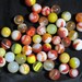 Lot of Dad's Vintage/Antique Marbles Akro, Cat's Eyes, And More