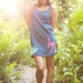 SALE Flamingo Applique Dress