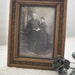 ON SALE antique wooden frame and image
