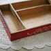 wooden flatware caddy