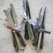 mixed silverplate knives
