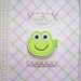 Happy Little Green Frog Hair Clip