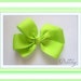 Girls Green Apple (Lime) Small Boutique Bow