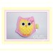 Girls Hair Clip - Pink Lemonade Owl With Her Pink Bow Hair Clip