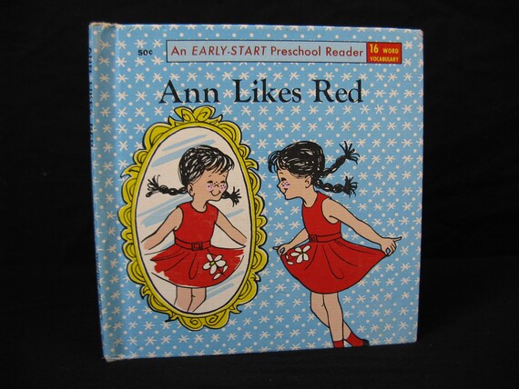 Ann Likes Red Vintage 1965 Early start Preschool Reader