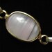 Cotton Candy Pink Sarah Coventry Striped Art Glass Stone Bracelet