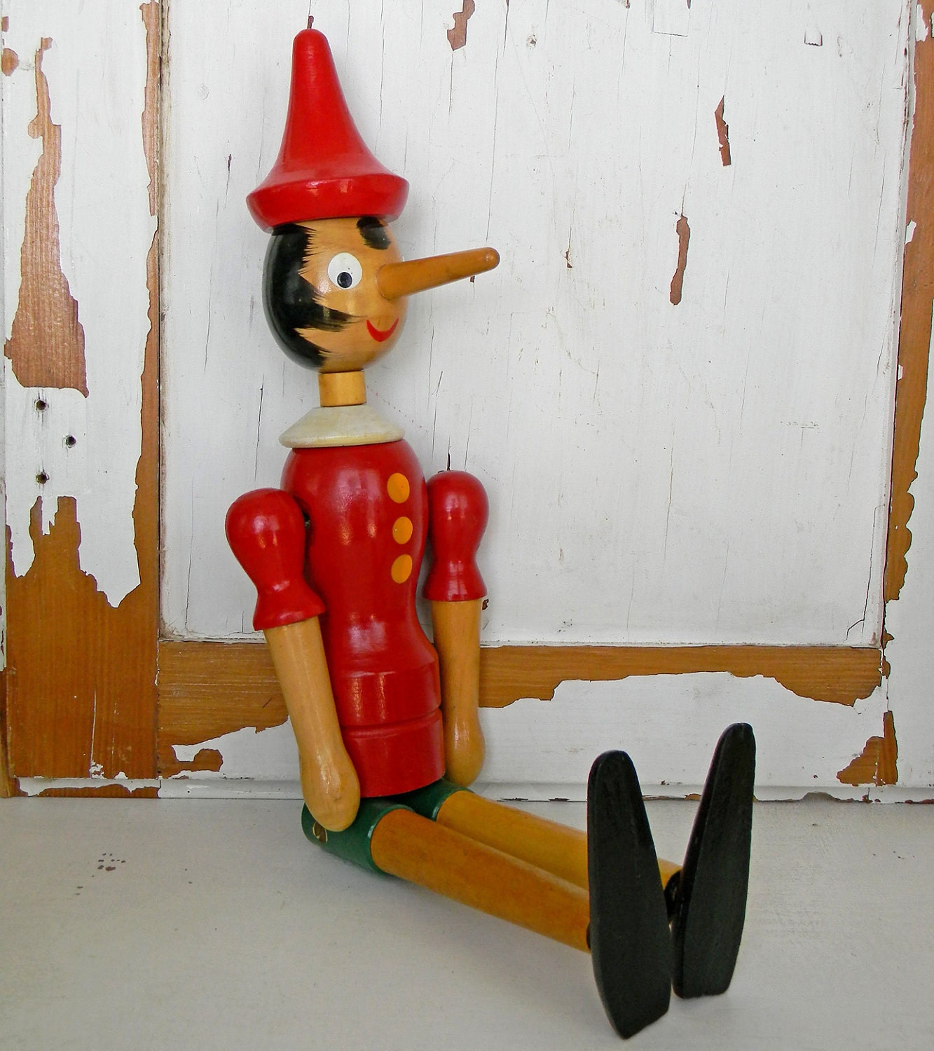 old pinocchio toy