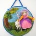 Little Bo Peep has lost her Sheep. A 3D Needle Felted Nursery Rhyme Home Decor. FREE Worldwide Shipping