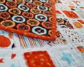 Luke's Baby Quilt- Orange All Star Version