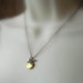 Small Brass Locket with Bird, Gold Locket Necklace, Pendant, Gold, Brown, Gift For Her Under 25