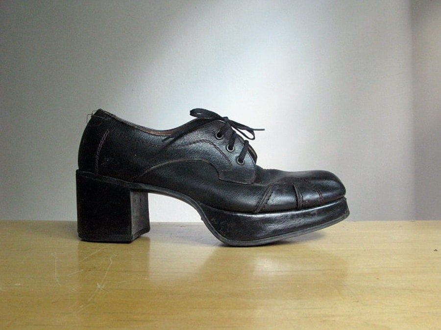 1970's style platform shoes