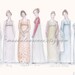 Jane Austen's Heroines 8x10 print. Pride and Prejudice.