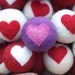 Clearance - Jack's Valentine Catnip Wool Cat Toy - Purple and Pink