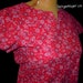 Vintage Bandana Print Maternity Top in RED -- ON SALE - Rockabilly