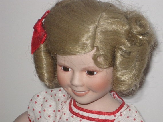 Vintage Porcelain Shirley Temple Doll-1986