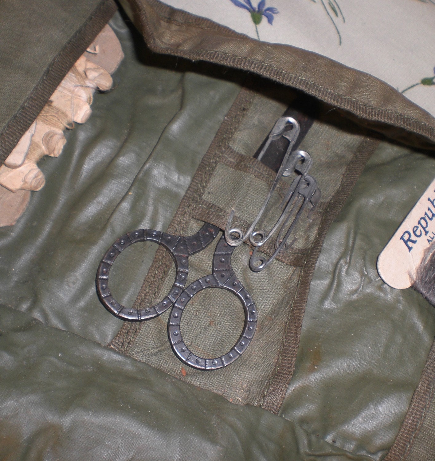 Vintage Army sewing kit by RusticHill on Etsy