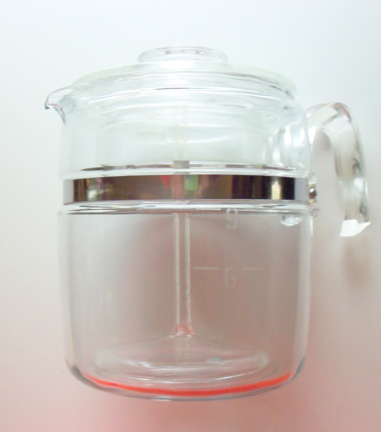 Vintage Pyrex Percolator Stove Top Coffee Maker Makes 6