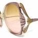 30% OFF SALE - 80's Vintage Ladies Sunglasses with Victorian Design Frame