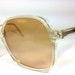 80's Vintage Italian Square Frame Mint Sunglasses