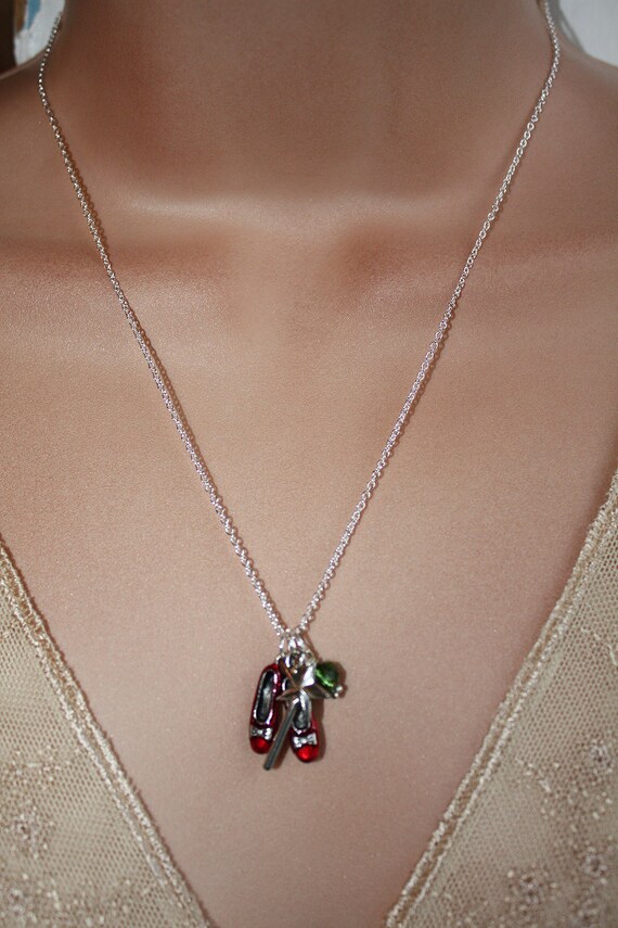 The Ruby Slippers Necklace From The Wizard Of Oz