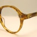 Stunning OLIVER PEOPLES Designer Vintage Tortoiseshell Eyeglasses Round LENS, mint condition