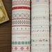 LAST listing, 42 Embroidery Lines on White Linen, U1879