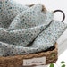 Lovely Petit Floral BLUE Linen blended , Fat Quarter, U2662